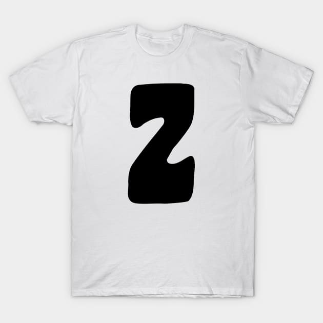 Letter Z T-Shirt by Xtian Dela ✅